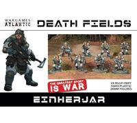 Wargames Atlantic Death Fields - Einherjar Infantería (24 figuras) de plástico duro multiparte (poliéster de alto impacto) figuras de 28 mm