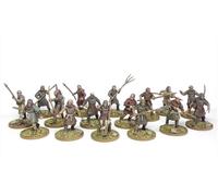 Wargames Atlantic, Figuras de plástico duro de 28 mm de The Age of Chivalry Peasant Levy (1100-1350)