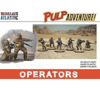 Wargames Atlantic, Pulp Adventure, Operators, figuras de plástico duro de 28 mm