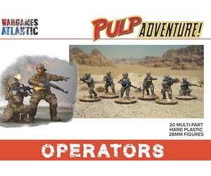 Wargames Atlantic, Pulp Adventure, Operators, figuras de plástico duro de 28 mm