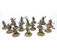 Wargames Atlantic, The age of Chivalry, Foot Serjeants (1100-1320), figuras de plástico duro de 28 mm