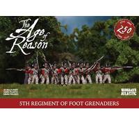 Wargames Atlantic, The Age of Reason, 5º regimiento de granaderos de pie, miniaturas de escala