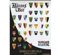 Wargames Atlantic, The Barons War, Shield Decals (03): Serjeants 01