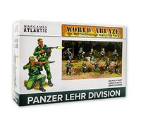 Wargames Atlantic World Ablaze - La Segunda Guerra Mundial 1939-1945: División alemana Panzer Lehr (30 figuras de plástico duro de 28 mm)