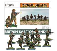 Wargames Atlantic World Ablaze The Second World War, British SAS/Commandos (1/56, 28MM/1.1