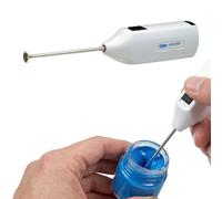 Wargames Delivered - Badger Air-Brush Co. 121 Mezclador de pintura, blanco, mezclador de pintura acrílica compacto y ligero para pintura de aerógrafo, proporciona una mezcla de colores suave y una