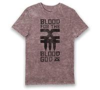 Warhammer 40.000 Blood for The Blood God Eco Wash Camiseta, rosso, M