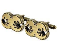 Warhammer 40.000 Tyranids Symbol - Gemelos con licencia oficial de metal de alta calidad, joyería de regalo, talla única, Zinc, No es una piedra preciosa