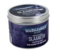Warhammer 40,000: Vela perfumada Slaanesh en lata conmemorativa, regalo perfecto de Warhammer 22 horas de tiempo de combustión
