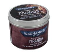 Warhammer 40,000: Vela perfumada Tyranids en lata conmemorativa, regalo perfecto de Warhammer 22 horas de tiempo de combustión