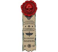 Warhammer 40000 Purity Seals Adepta Sororitas Grey Knights Ultramarines Broche Colgante Starforged-Astartes Skull, Cuero, Sin gemas.
