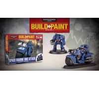 Warhammer 40K Space Marine Bike Attack Build & Paint Modelo Kit Revell