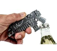 Warhammer - Abridor de botellas de rifle con pernos de 40 K, diseño marino espacial de metal resistente, regalo para los fanáticos de Adeptus Astartes
