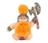 Warhammer Fyreslayer - Peluche coleccionable para adolescentes y adultos, guerrero Age of Sigmar Duardin, hacha Fyresteel, detalle auténtico, figura de peluche con licencia oficial, a partir de 12