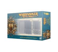 Warhammer Games Workshop Bandejas de Movimiento Modular, Color Gris