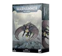 Warhammer Necron 40.000 Necrons Doom Night Scythe - Neceser (49-15), diseño de hacha de la muerte