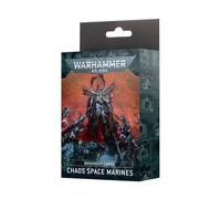Warhammer - Tarjetas de referencia impresas: Marines espaciales del caos - 53 tarjetas de hoja de datos - Edad recomendada: 168+