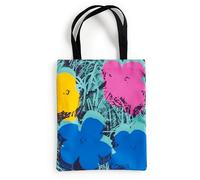 Warhol Flowers: Canvas Tote Bag: 3