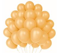 WARHOUSE Globos Naranja Amarillo Globos Naranjas 12'' - 50 Piezas | Guirnalda de Globos para Cumpleaños,Graduaciones, Fiesta, Boda, Bautismo y Más - Decoración Festiva.