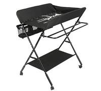 WARLA Cambiador Bebe, Cambiador Bebe portatil, con Ruedas, Regulable en Altura, Plegable, Multifuncional (YE214537_02)