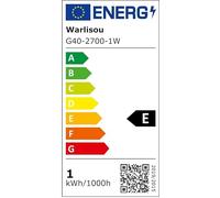 Warlisou - Guirnalda luminosa exterior (20 m, con mando a distancia)