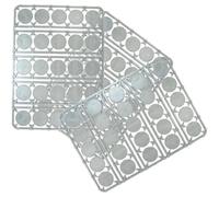 Warlord 25mm Bases 3 Frames 75 Bases