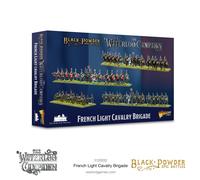 Warlord Black Powder Epic Battles Waterloo: Miniaturas de Mesa de la Brigada de Caballería Ligera Francesa - Miniatura de plástico pintable 1700-1900 Soldados, Minifiguras Militares de Mesa de 28 mm