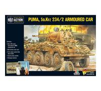 WarLord Bolt Action Puma Sd.Kfz 234/2 Armored Car 1:56 WWII Military W