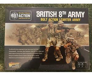 Warlord Games 402611001 British 8th Army Western Desert Starter Army Pack 1:56 WWII Military Wargaming - Maqueta de plástico