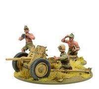Warlord Games Acción de perno: Afrika Korps Pak 36 Light Anti-Tank Gun