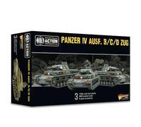 Warlord Games Acción del perno: alemán Panzer IV AUSF B/C/D Zug