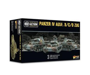 Warlord Games Acción del perno: alemán Panzer IV AUSF B/C/D Zug