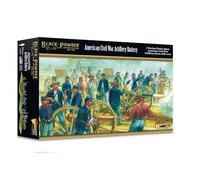 Warlord Games ACW - Batería de artillería - Miniaturas a Escala de 28 mm para Polvo Negro Altamente Detallada Era de la Guerra Civil Americana para Juegos de Guerra de Mesa