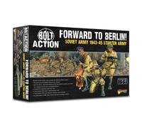 Warlord Games ¡Adelante a Berlín! - Ejército de iniciación soviético 1943-45 - Miniaturas a escala de 28 mm para acción de pernos miniaturas altamente detalladas de la Segunda Guerra Mundial