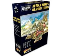 Warlord Games Afrika Korps Weapons Teams - Miniaturas a escala de 28 mm para Bolt Action Miniaturas altamente detalladas de la Segunda Guerra Mundial para juegos de guerra de mesa