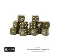 Warlord Games Bolt Action Allied Star D6 Pack (16)