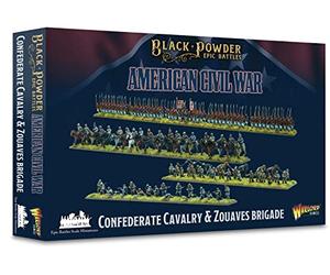 Warlord Games Black Powder Epic Battles - Brigada Confederada de Caballería y Zouaves de la Guerra Civil Americana