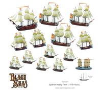 Warlord Games - Black Seas: Spanish Navy Fleet (1770-1830) Starter Set (792013001)