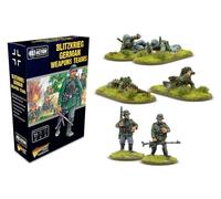 Warlord Games Blitzkrieg - Equipos de armas alemanes - Miniaturas a escala de 28 mm para acción de pernos miniaturas altamente detalladas de la Segunda Guerra Mundial para juegos de guerra de mesa