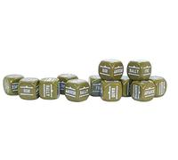 Warlord Games Bolt Action 2 Bolt Action Orders Dice - Olive Drab (12)