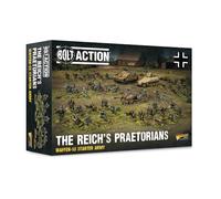Warlord Games Waffen-SS Starter Army - Los pretorianos del Reich - Miniaturas de plástico a escala de 28 mm para acción de pernos miniaturas altamente detalladas de la Segunda Guerra Mundial