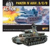 Warlord Games Bolt Action WWII Panzer IV Ausf. B/C/D Tank 1:56 - Kit de modelo de plástico de mesa militar 402012056