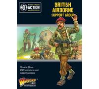 Warlord Games British Airborne Support Group - Miniaturas de metal a escala de 28 mm para Bolt Action Miniaturas altamente detalladas de la Segunda Guerra Mundial para juegos de guerra de mesa