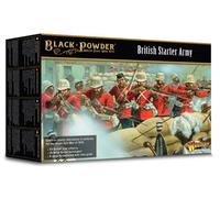 Warlord Games British Starter Army - Miniaturas de plástico a escala de 28 mm para polvo negro, miniaturas altamente detalladas de la era de la guerra anglo-zulú