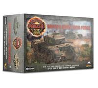 Warlord Games British Tank Force - Tanques de plástico a escala de 1:56/28 mm para Achtung Panzer miniaturas altamente detalladas de la Segunda Guerra Mundial para juegos de guerra de mesa