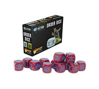 Warlord Games Dados de orden granate para acción de pernos