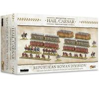 Warlord Games División Romana Republicana - Miniaturas de plástico a Escala épica para Granizo César Era Antigua Altamente Detallada para Juegos de Guerra de Mesa