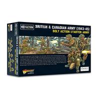 Warlord Games Ejército británico y Canadiense (1943-45) Ejército de Arranque para Bolt Action