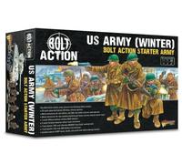 Warlord Games Ejército de Estados Unidos (invierno) Starter Army - Miniaturas a escala de 28 mm para acción de pernos, miniaturas altamente detalladas de la Segunda Guerra Mundial para juegos de