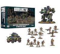 Warlord Games Ejército de iniciación de la Commonwealth británica para Konflikt 47 miniaturas de escala de 28 mm altamente detalladas